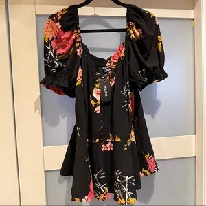 NWT: City Chic Peplum Float Top